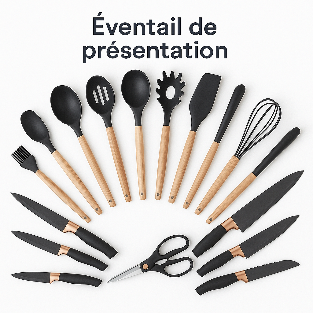 Kit cuisine complet 20 pieces