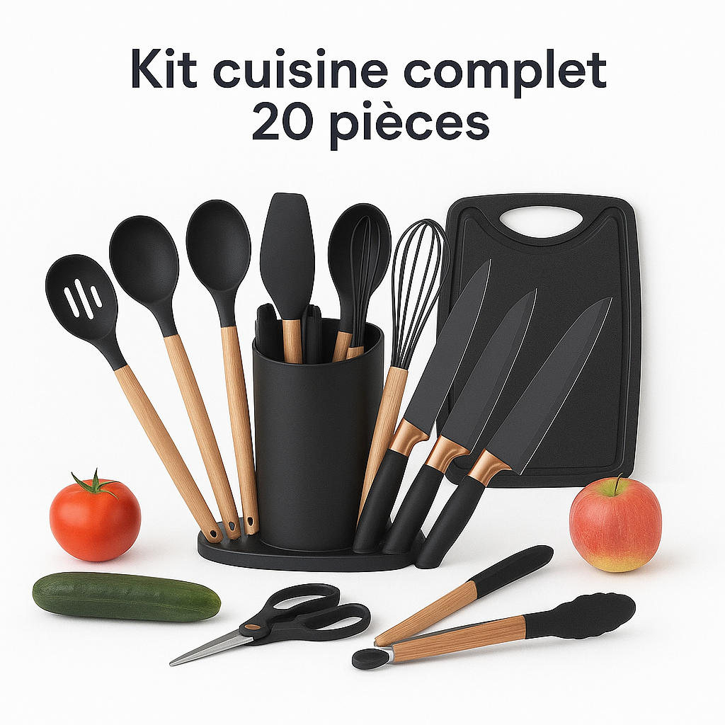 Kit cuisine complet 20 pieces