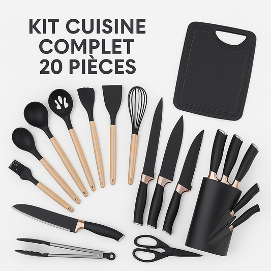 Kit cuisine complet 20 pieces
