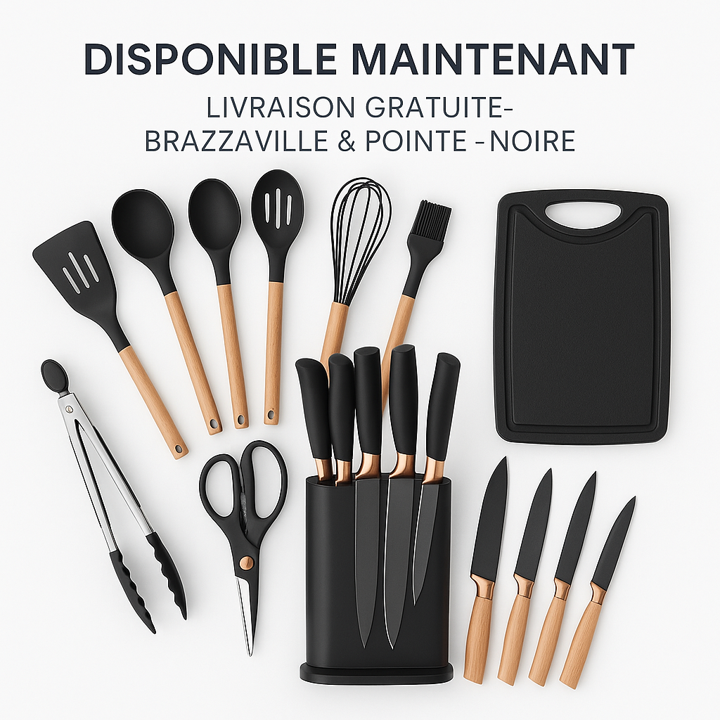 Kit cuisine complet 20 pieces