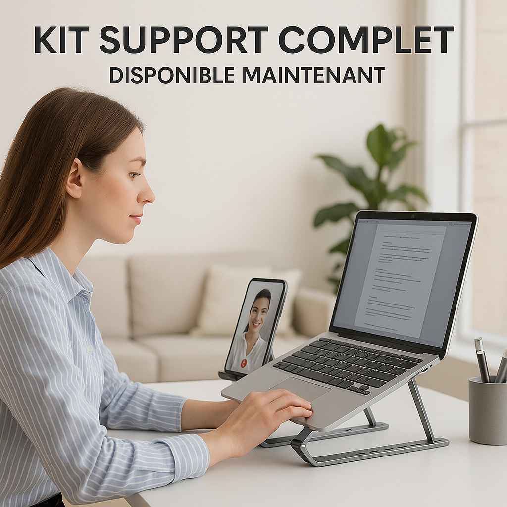 Kit Support Complet – Ordinateur & Téléphone