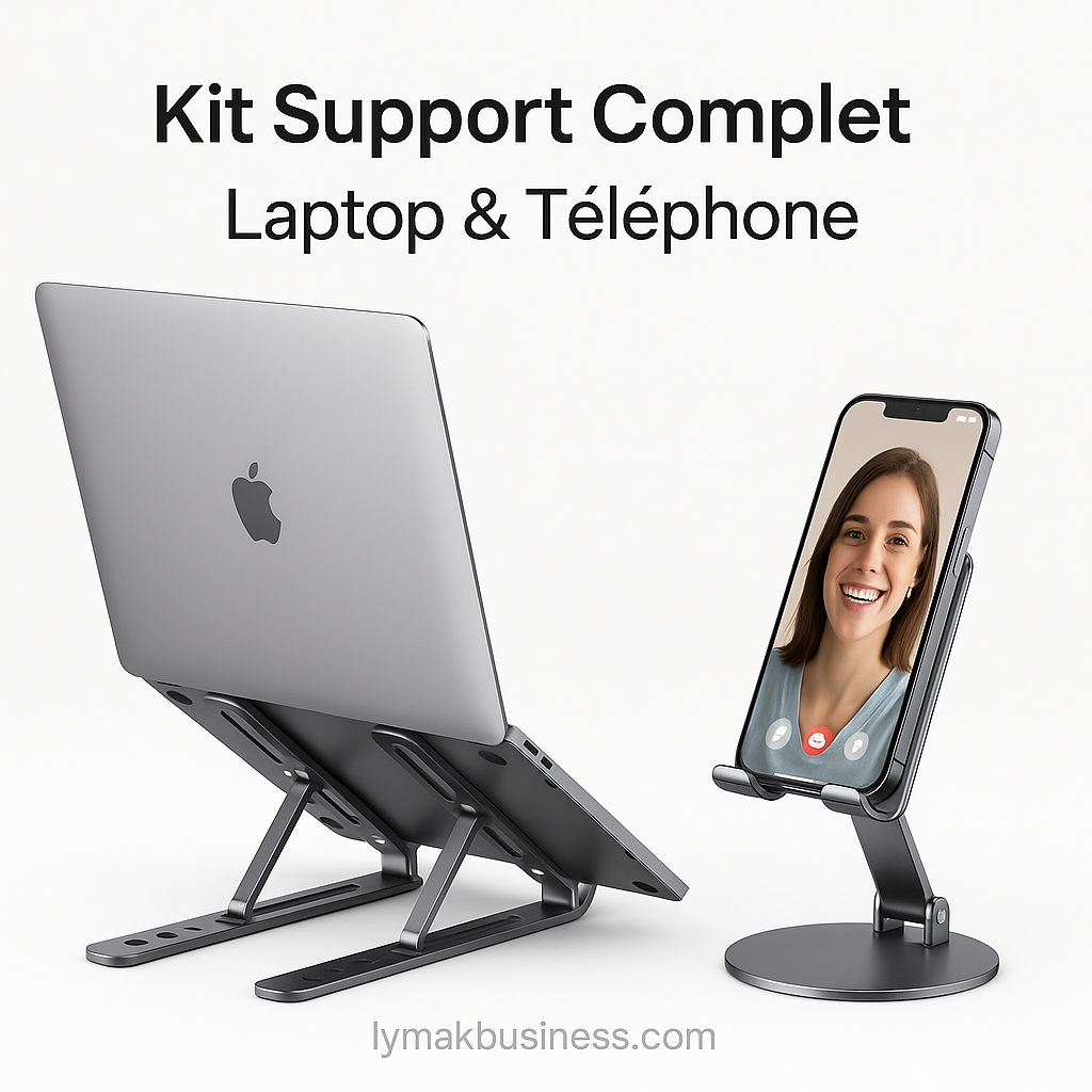 Kit Support Complet – Ordinateur & Téléphone