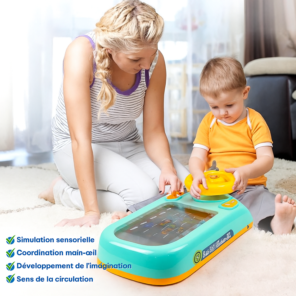 jeu de course électronique pour enfant