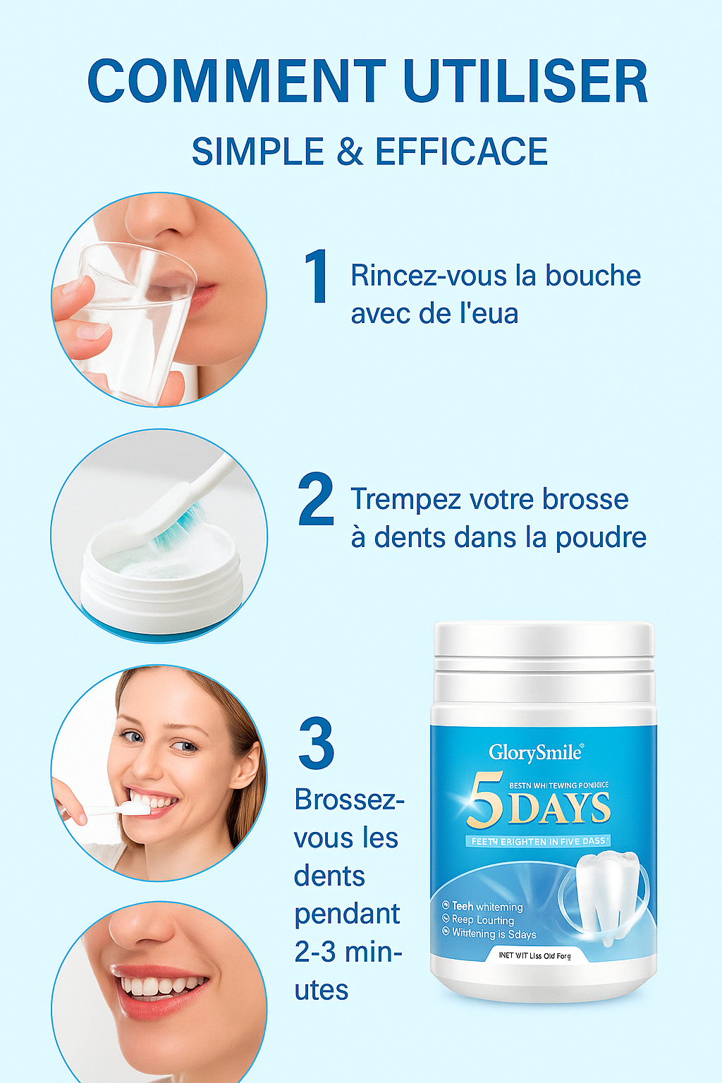 Poudre Blanchissante 5 JOURS