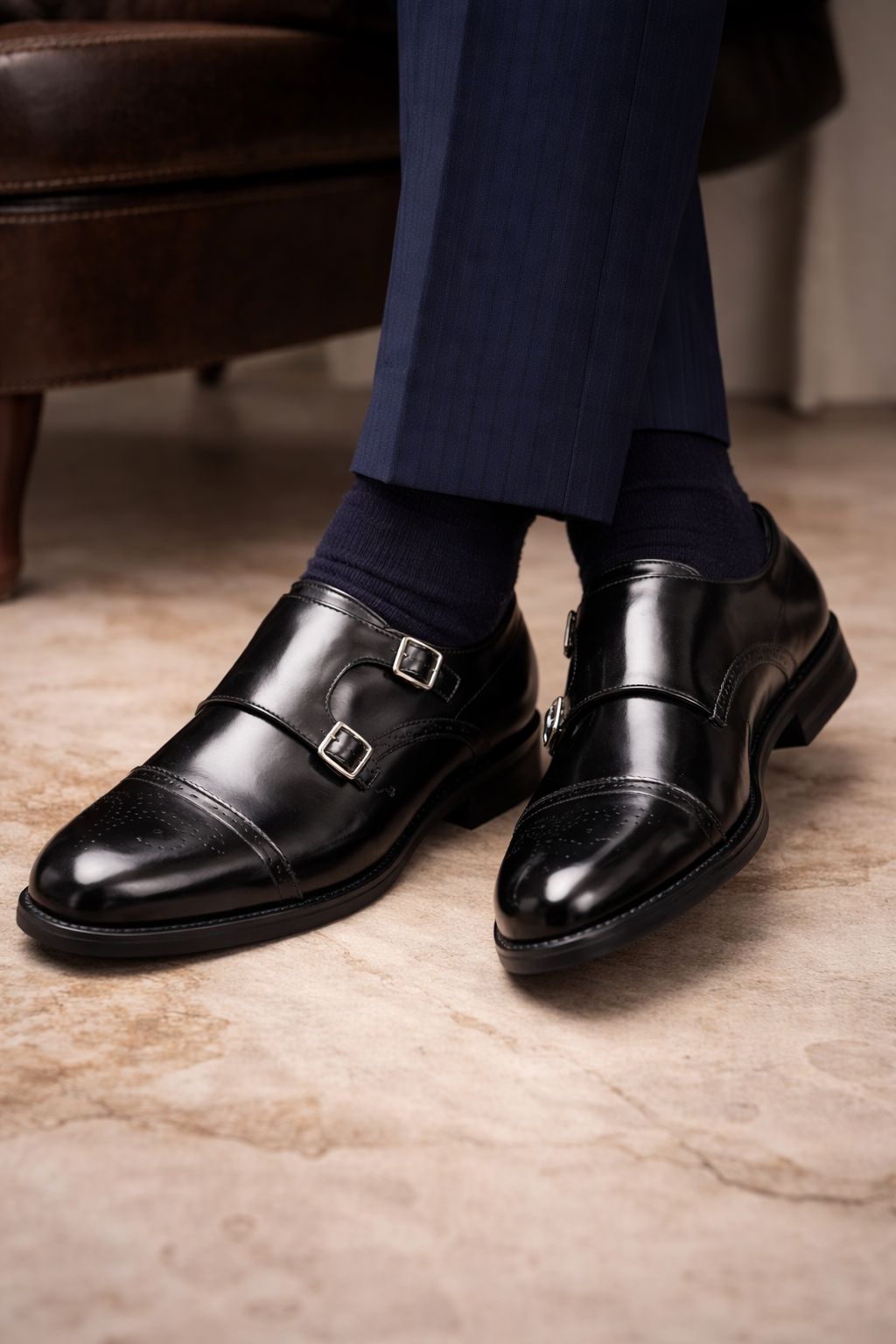 Chaussures double boucles