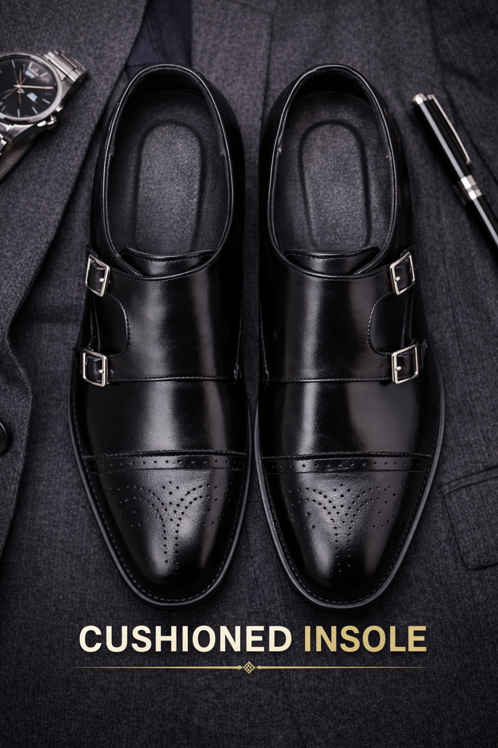 Chaussures double boucles