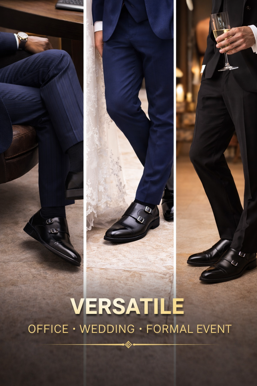 Chaussures double boucles