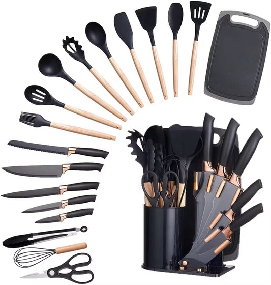 ensemble d'ustensiles de cuisine